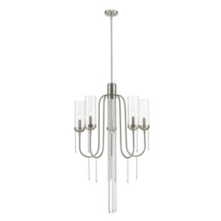 Go to store & view more images Liara 5-Light Shaded Chandelier by Mercer41