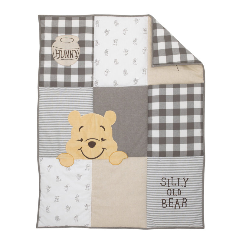 Disney Winnie The Pooh Hunny And Me 3 Piece Crib Bedding Set
