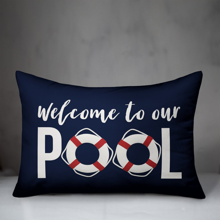 outdoor welcome pillow