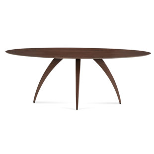 Cullum Ellipse Solid Wood Dining Table