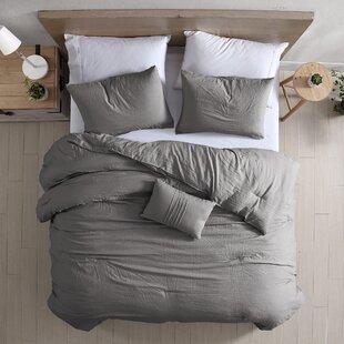 Solid Grey Comforter Set Wayfair