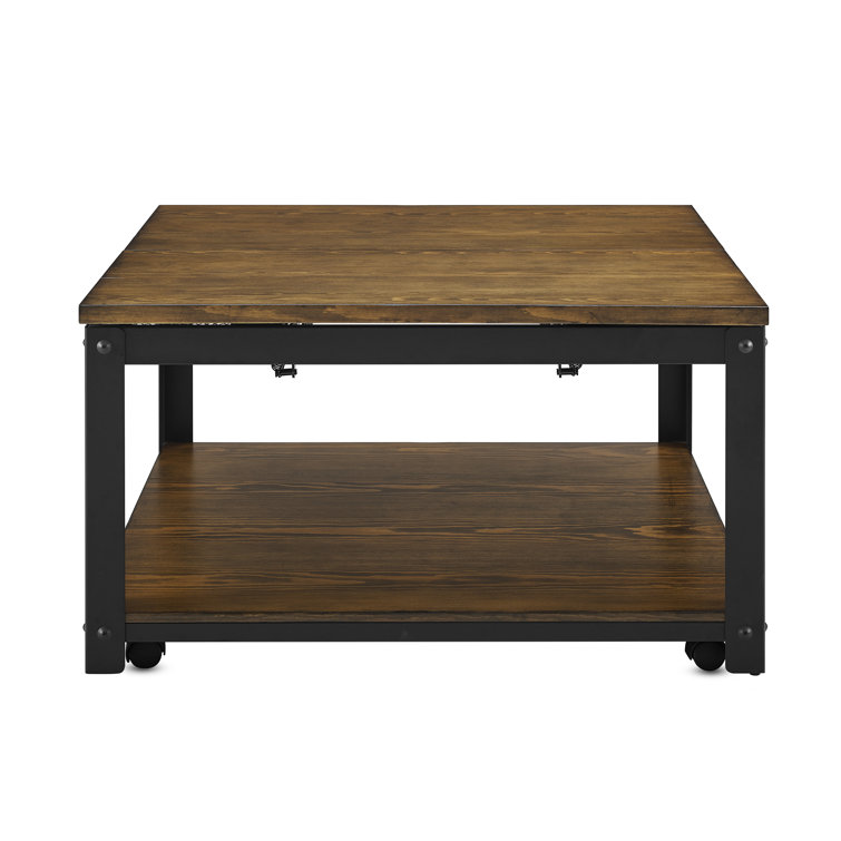 Gracie Oaks Ridling Lift Top Wheel Coffee Table with Storage & Reviews