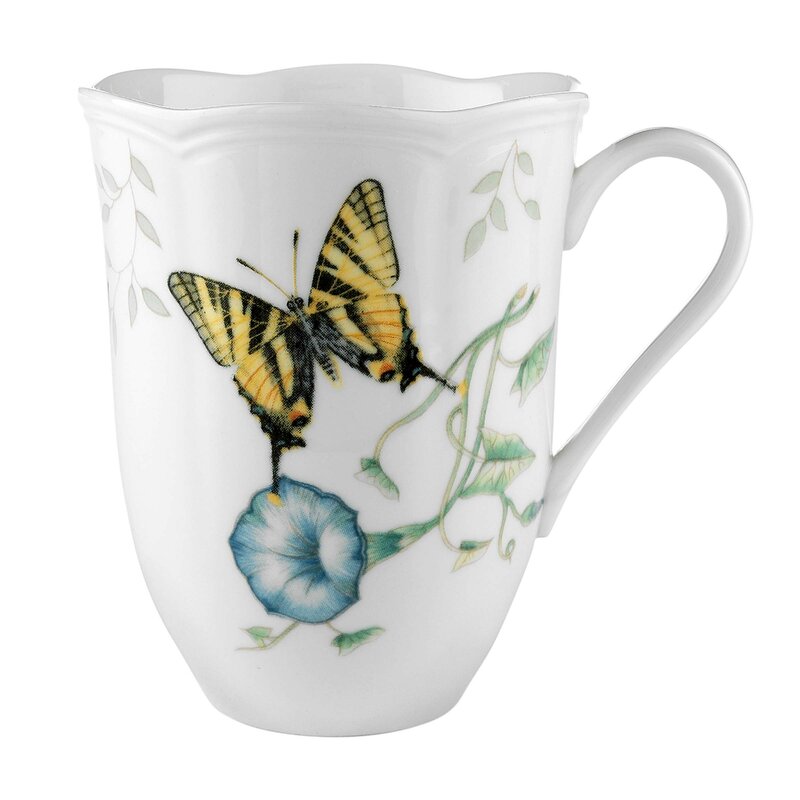 Lenox Butterfly Meadow Tiger Swallowtail 12 Oz Mug Wayfair