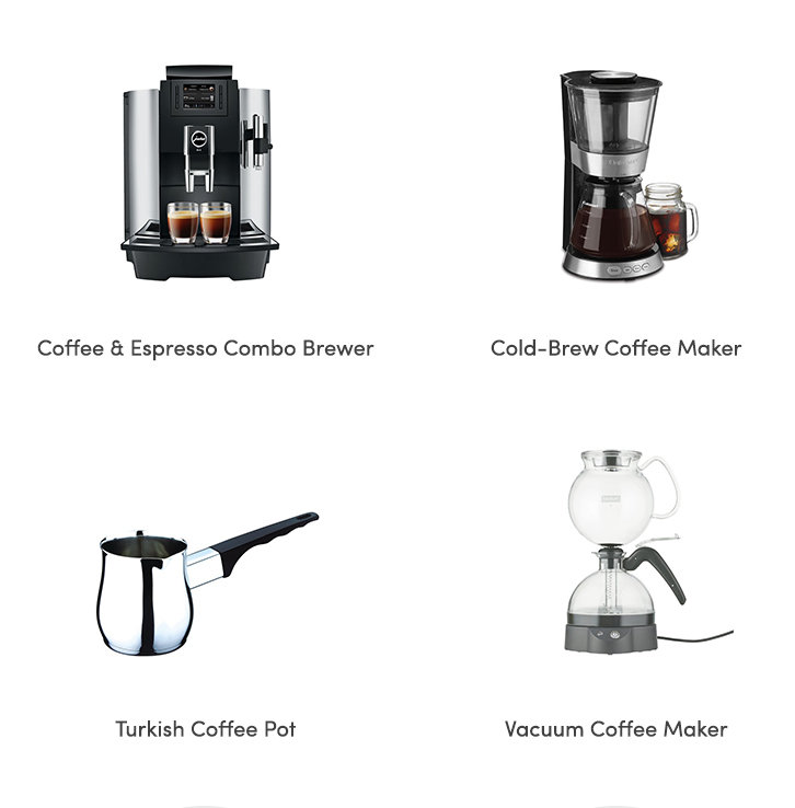 Type of coffee makers clearance