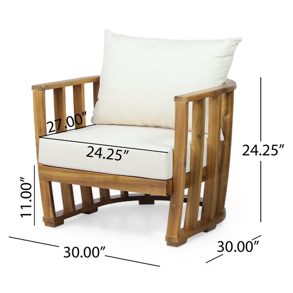 fina patio chairs with cushions millwood pines