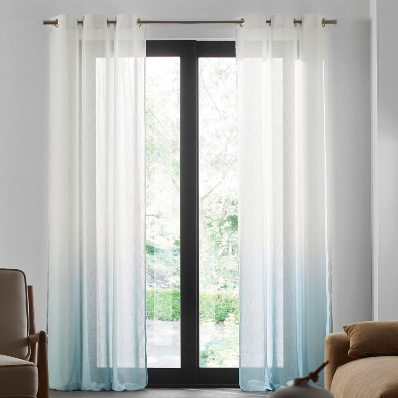Madura Eyelet Voile Curtain Nimbus Wayfair Co Uk