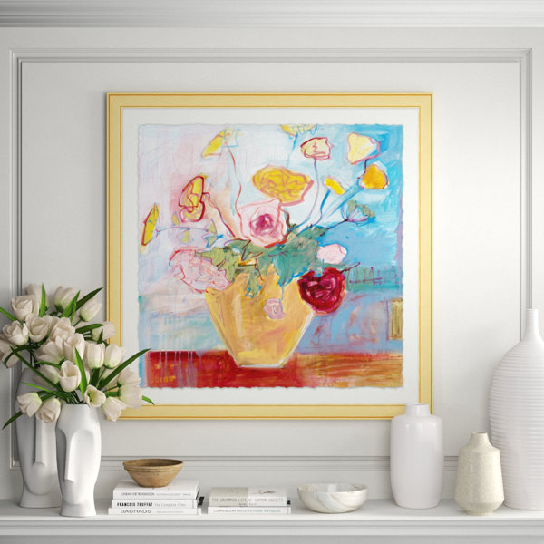 Providence Art 'Pink Peonies' - Picture Frame Painting ...