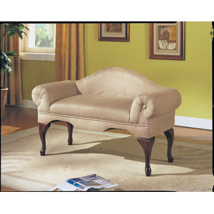 Go to store & view more images One Allium Way Fort Ransom Rolled Arm Upholstered Bench