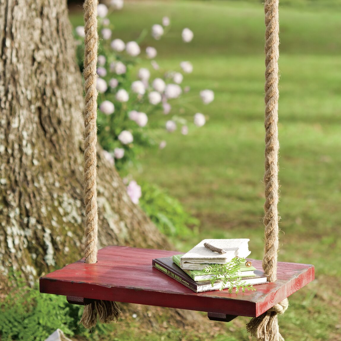 Rope Tree Swing With Chains