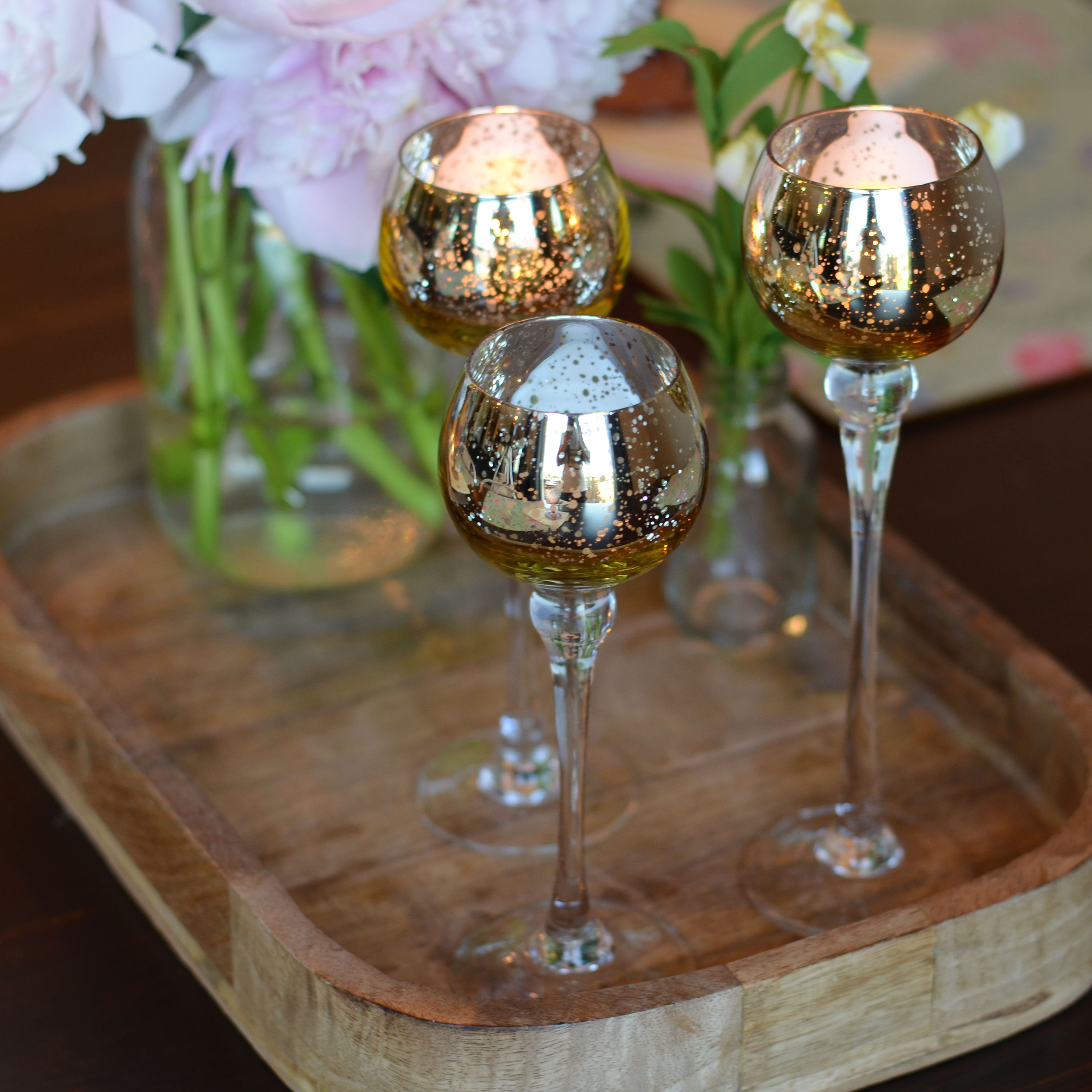 Everly Quinn 3 Piece Long Stem Candle Holders Wayfair