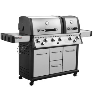 6-Burner Propane Gas Grill with Side Burner