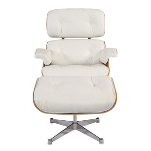 Go to store & view more images Orren Ellis Sandiford Mid Century Lounge Chair and Ottoman