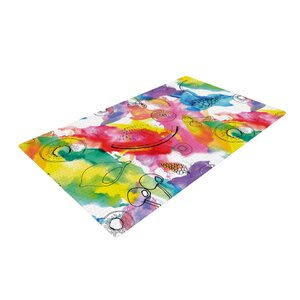 Danii Pollehn Fruits Rainbow Area Rug