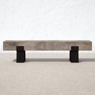 modern concrete bench