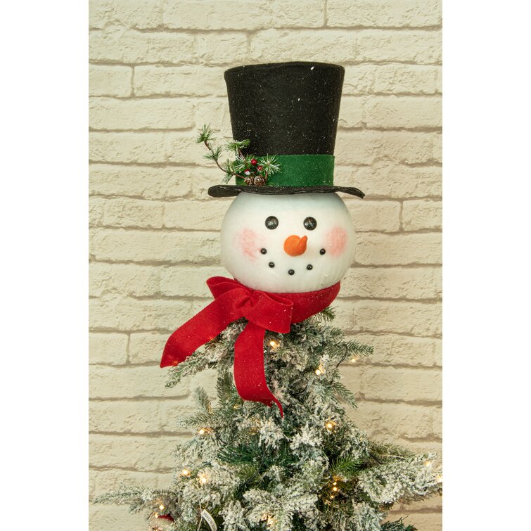 mantle decoration Snowman shelf sitter small tree topper
