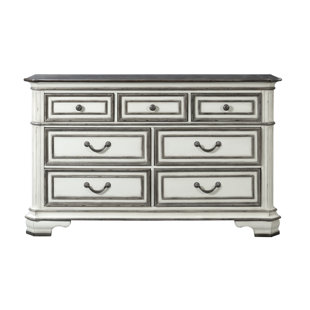 Newsom 7 Drawer Double Dresser by House of Hampton