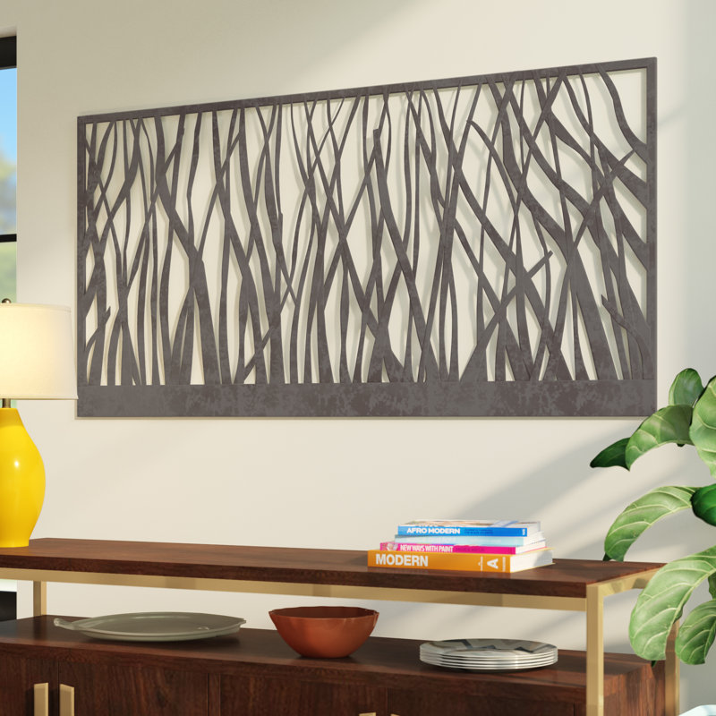 Loon Peak Olive Gray Metal Wall Decor Reviews Wayfair