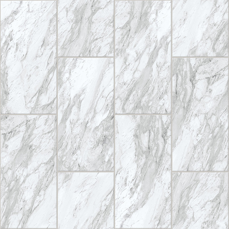 Congoleum Duraceramic Carrara 12 X 24 X 4mm Luxury Vinyl Tile Wayfair