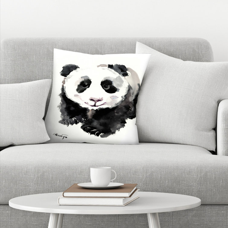 panda throw pillow