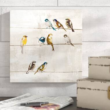 BIRDS ON A WIRE Picture Hangers New Free Shipping Set of 8 