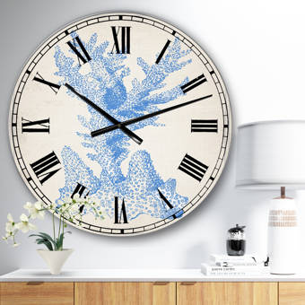 Orren Ellis Oversized Maira Wall Clock Wayfair