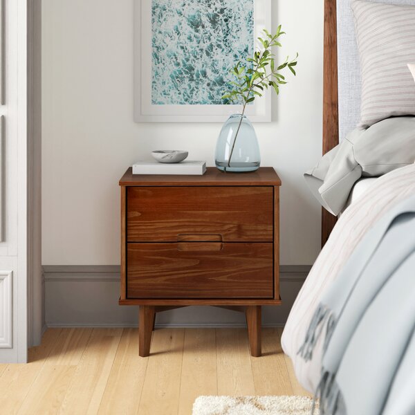 Modern Contemporary Gravity 2 Drawer Nightstand Allmodern