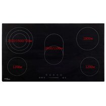 6 zone ceramic hob