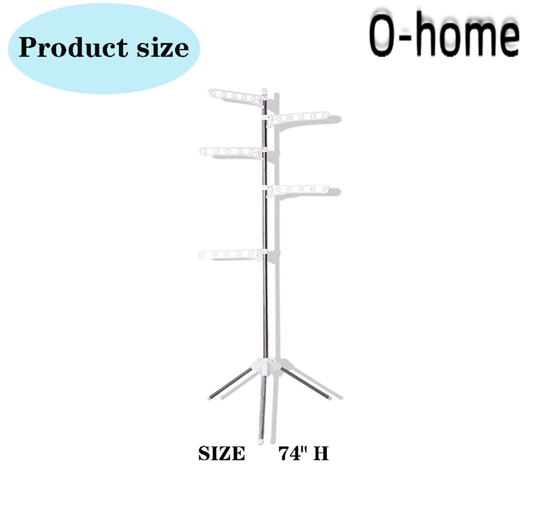 Ohome Indoor Clothes Drying Rack For Laundry Wayfair Canada