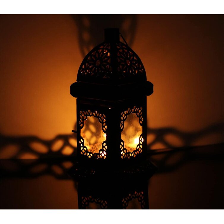 gifts decor copper finish iron moroccan candle holder for sale online 