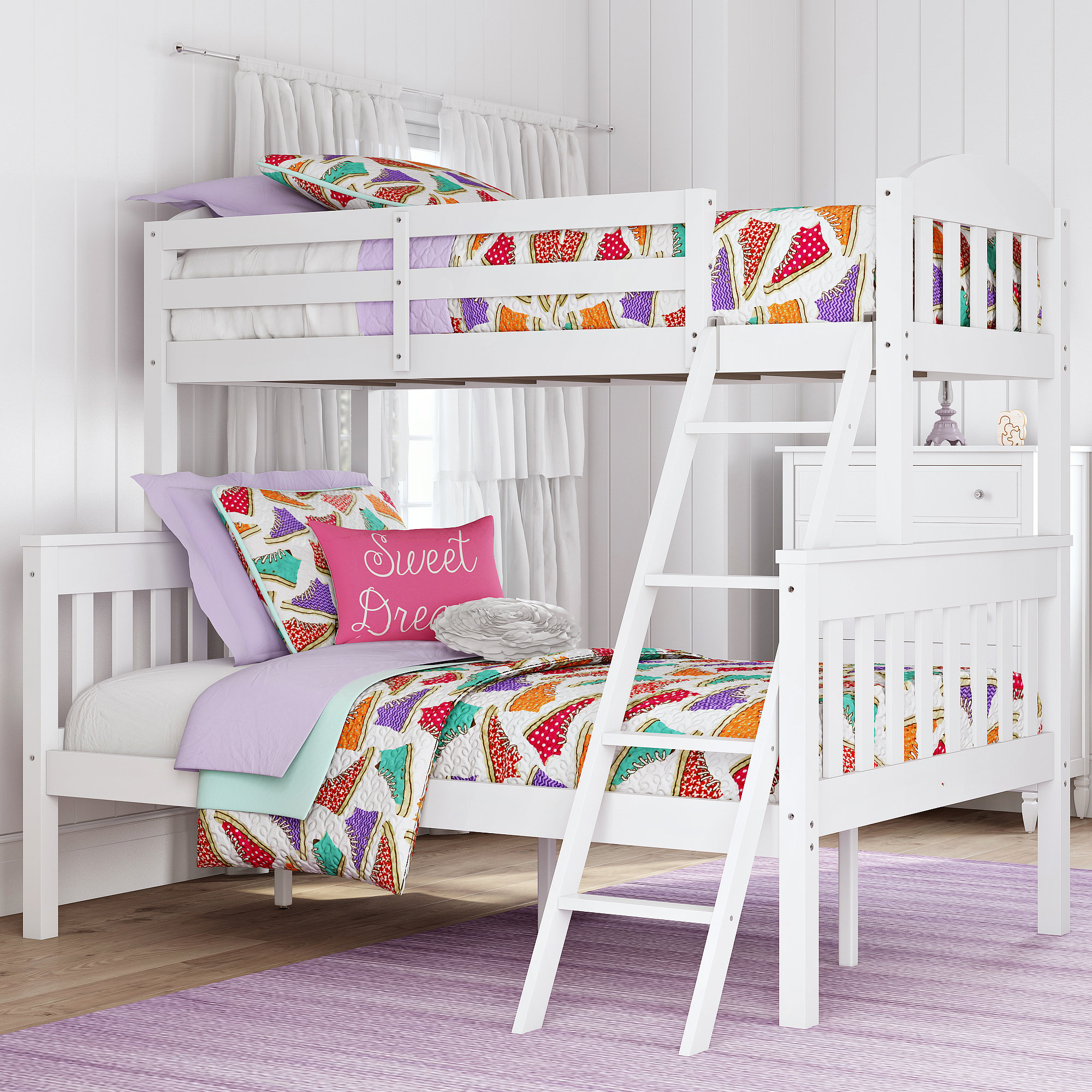 little girls double bed