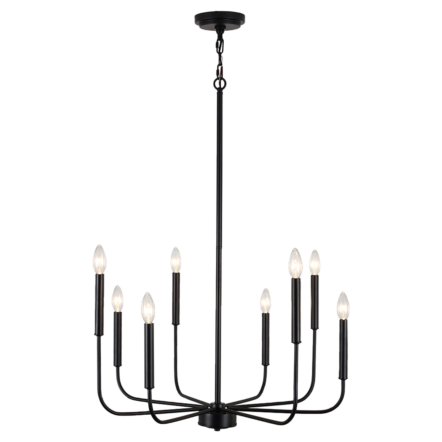 Gracie Oaks Jamelyn 8 - Light Dimmable Classic / Traditional Chandelier ...