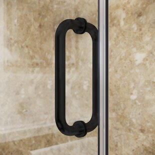 Chic Modern Contemporary Black Pull Push Handle for Entry Entrance Glass Door 