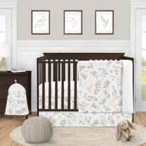 cream crib bedding set