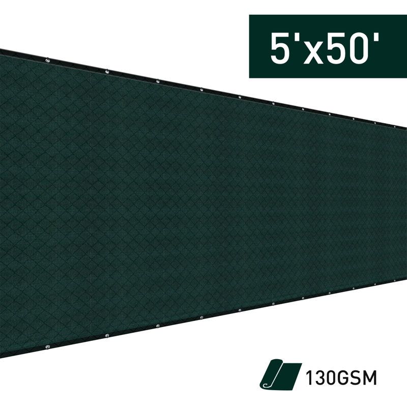 Outsunny 50 Ft W Sun Shade Backyard Privacy Screen Wayfair W Sun Shade Backyard Privacy Screen