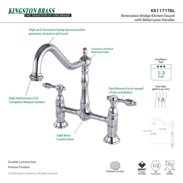 Tudor Bridge Faucet Reviews Birch Lane