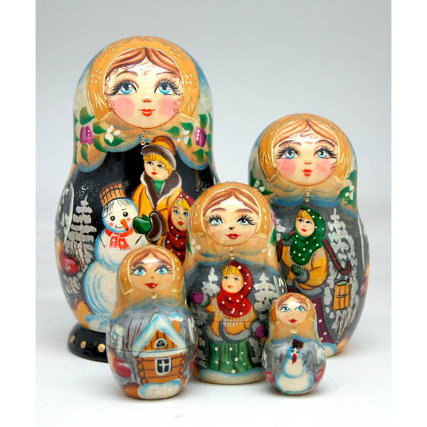 snowman nesting dolls