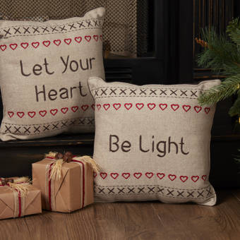 Red Barrel Studio Smithville Have Yourself Cotton Throw Pillow Reviews Wayfair
