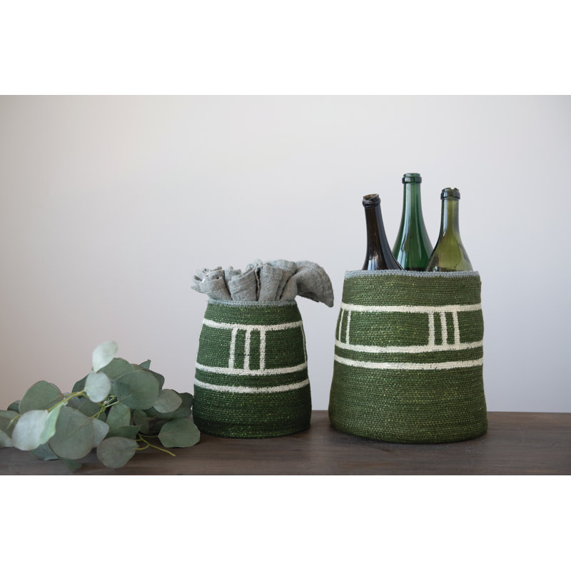Gracie Oaks Seagrass 2 Pieces Basket Set Wayfair