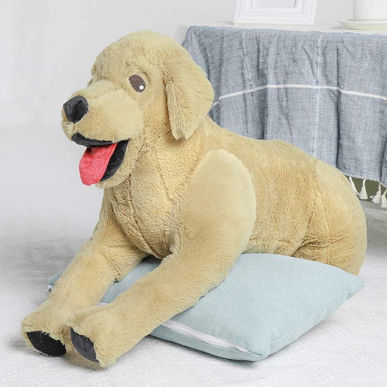 stuffed goldendoodle dog