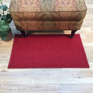 Harland Red Solid Doormat