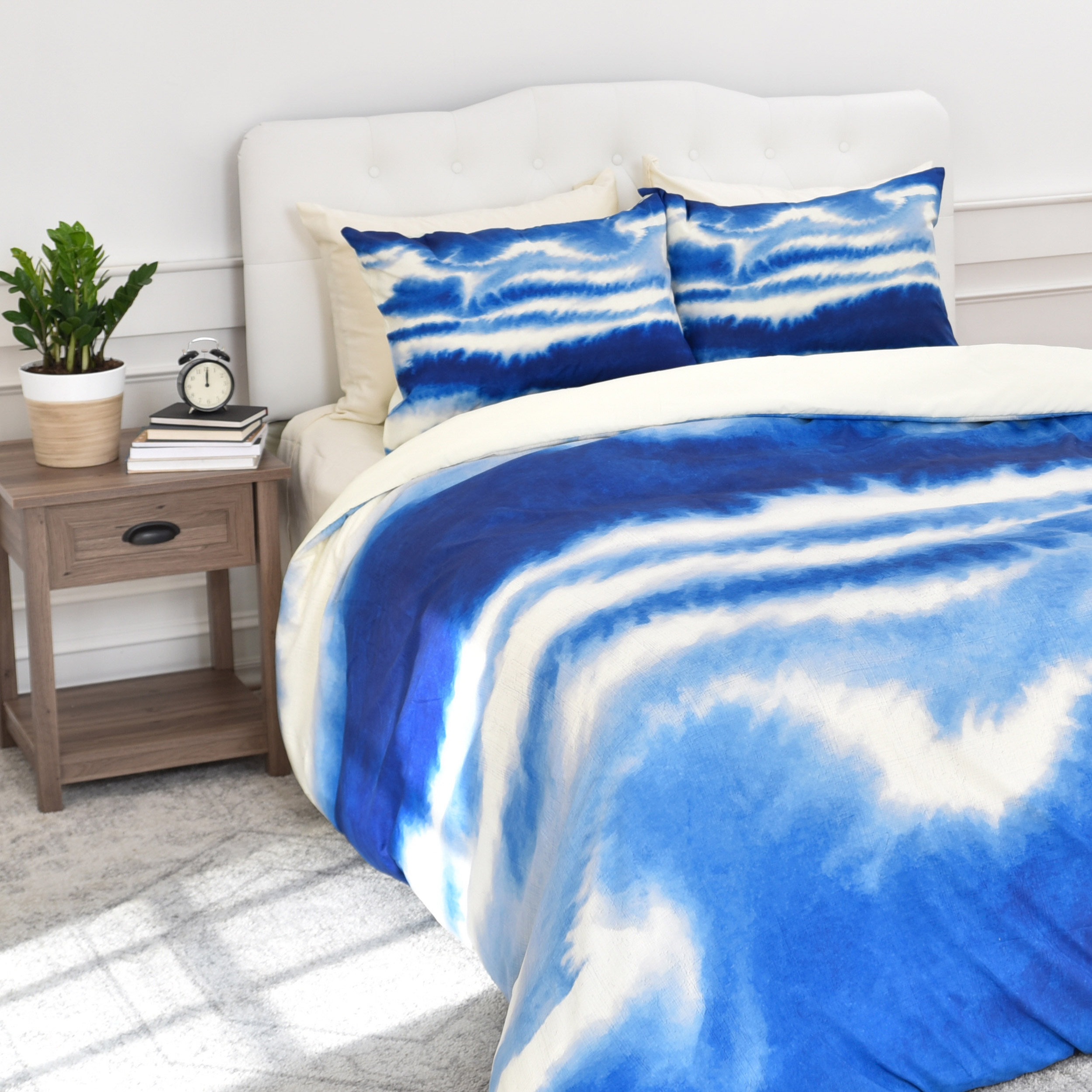 Latitude Run Quarryville Ombre Waves Duvet Cover Set Wayfair