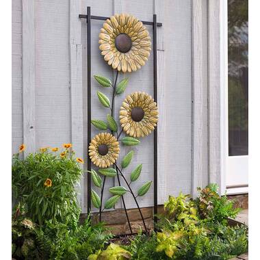 Wind & Weather GO7733 Gold and Black Abstract Trellis 