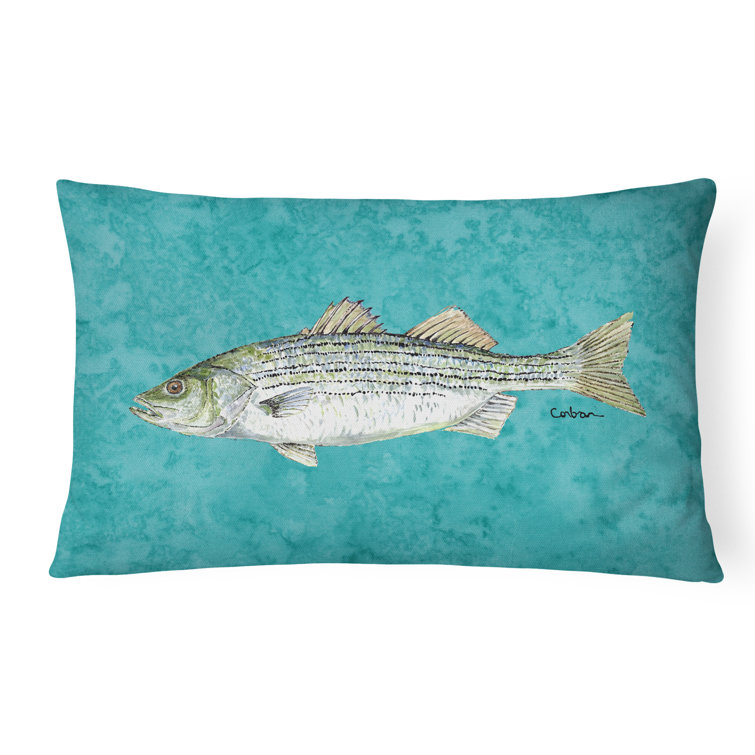 fish throw pillow
