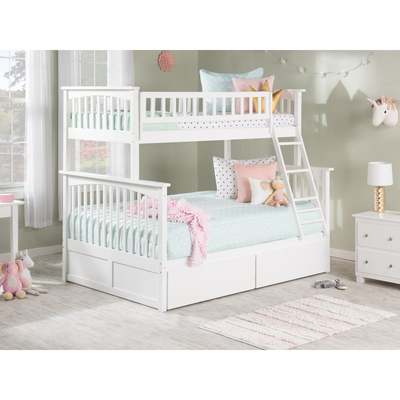 Harriet Bee Abel Twin Over Full Bunk Bed With Drawers Reviews