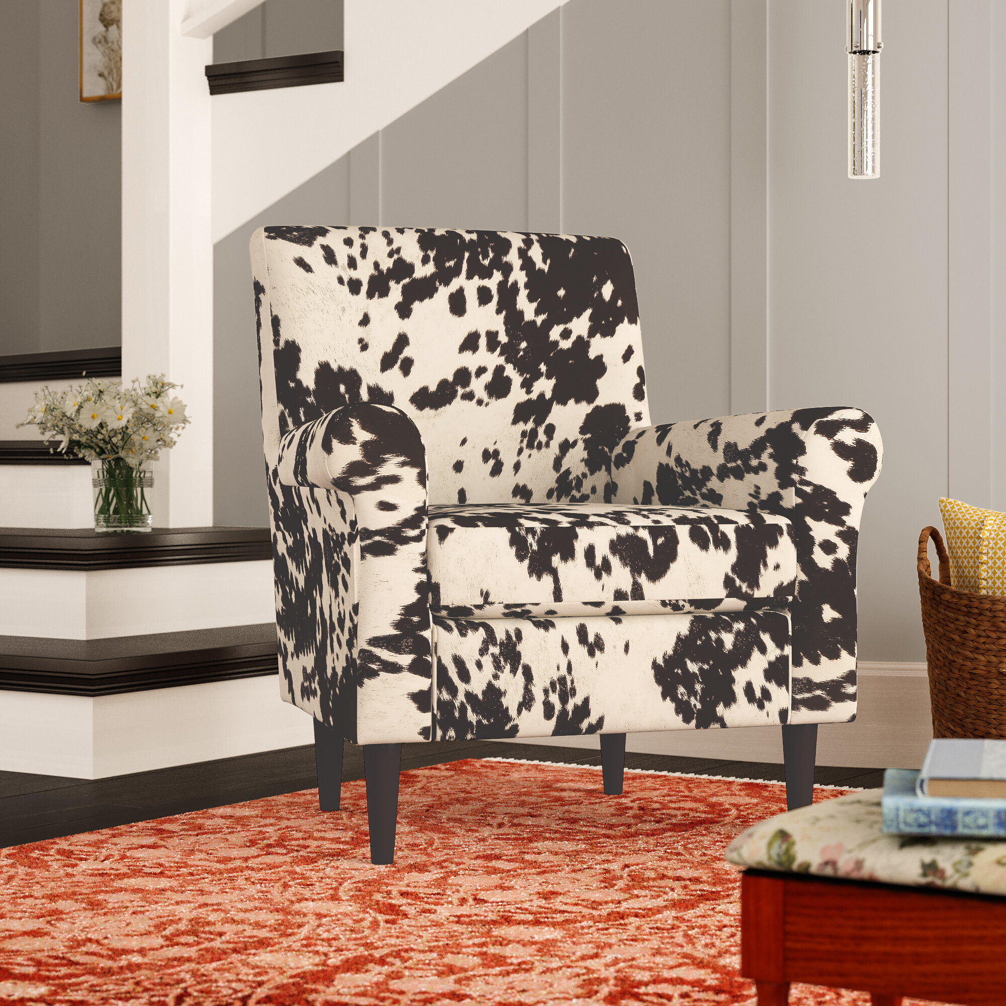 Animal Print Brown Accent Chairs Youll Love In 2021 Wayfair
