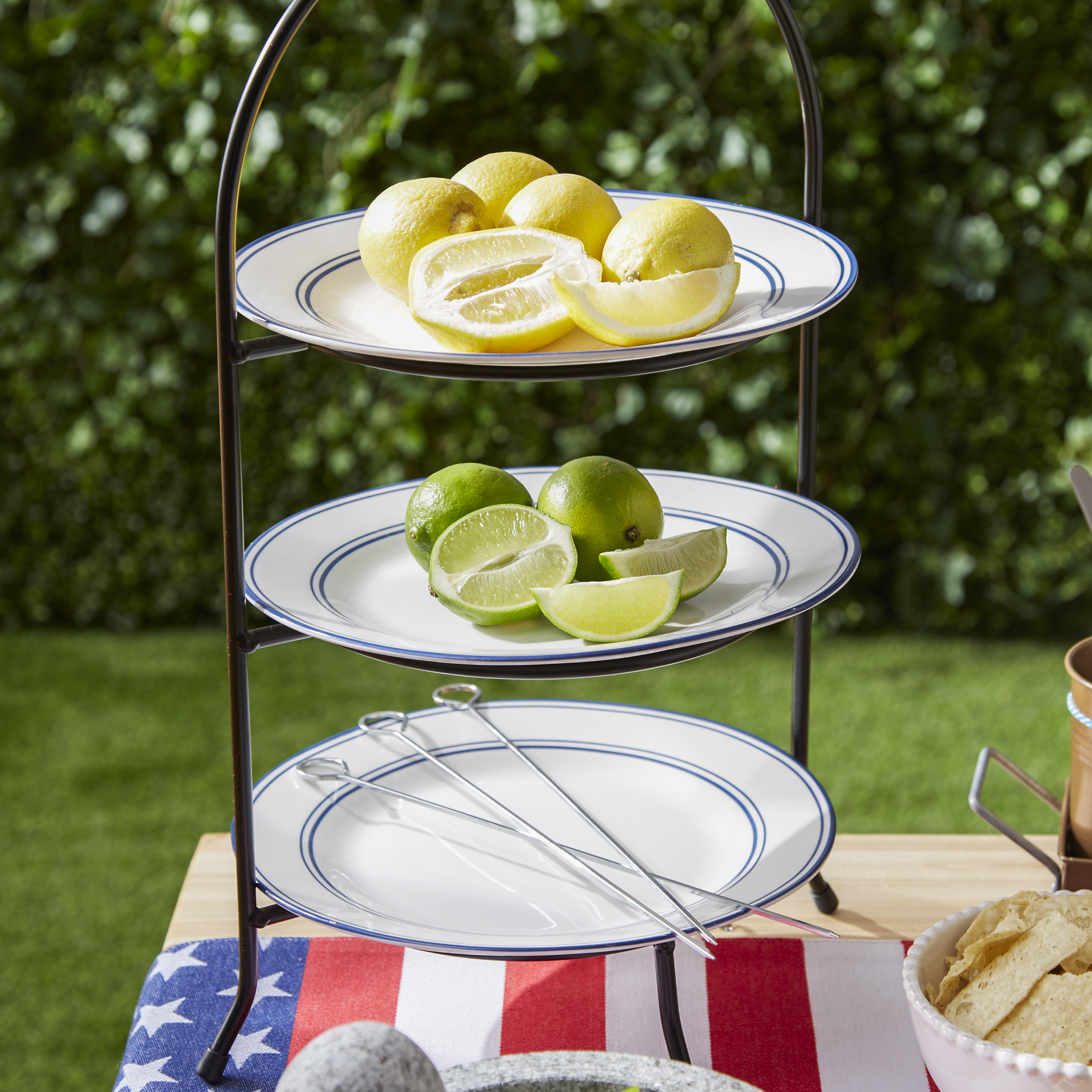 Three Posts Hardin 3 Tier Dinner Plate Rack Tiered Stand Reviews Three Posts Hardin 3 Tier Dinner Plate Rack Tiered Stand Reviews Wayfair