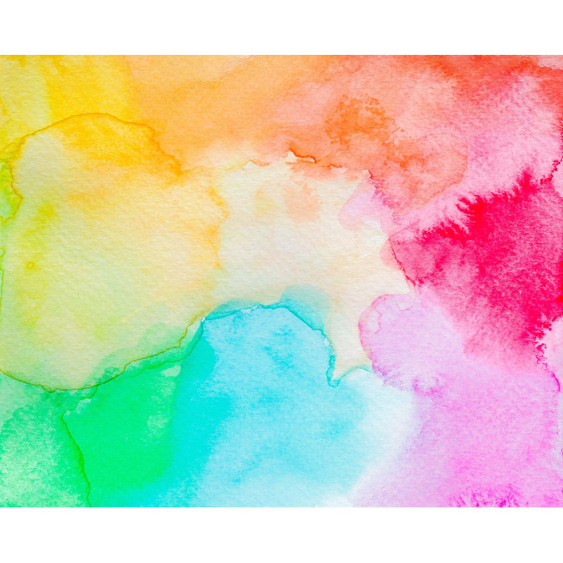 Ebern Designs Axl Removable Abstract Hand Painted Watercolor 3 92