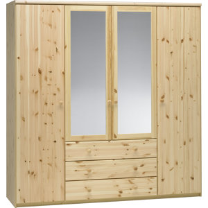 Drehtürenschrank Axel, 200 cm H x 193 cm B x 62..