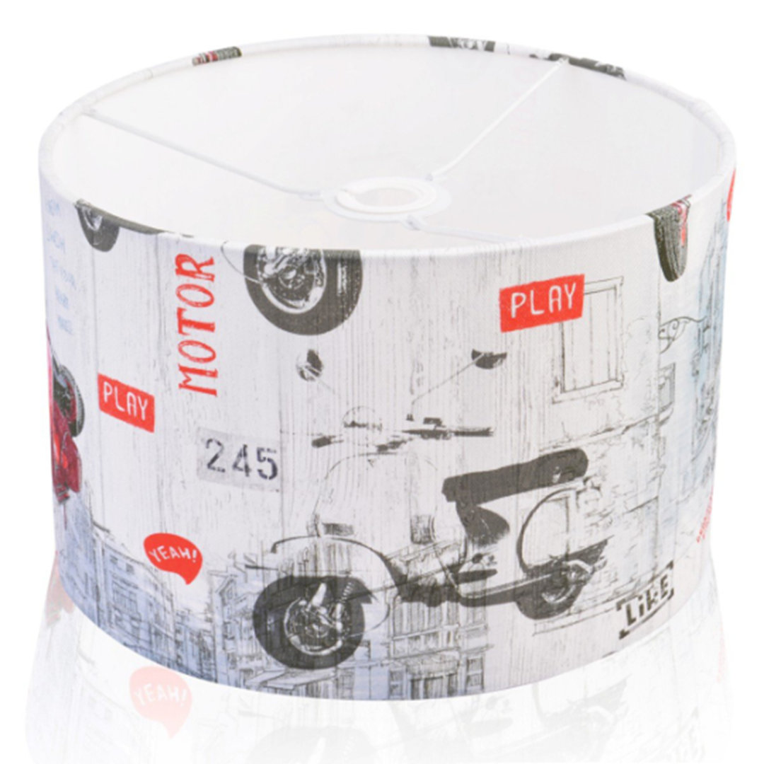 17 Stories Lampenschirm Scooter aus Baumwolle