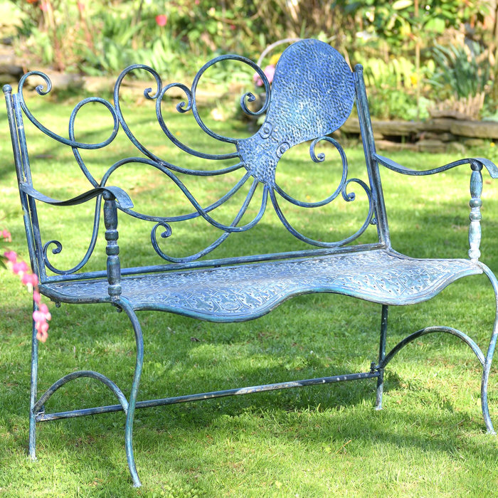 Breakwater Bay Ziemba Octopus Back Garden Bench Wayfair Ca